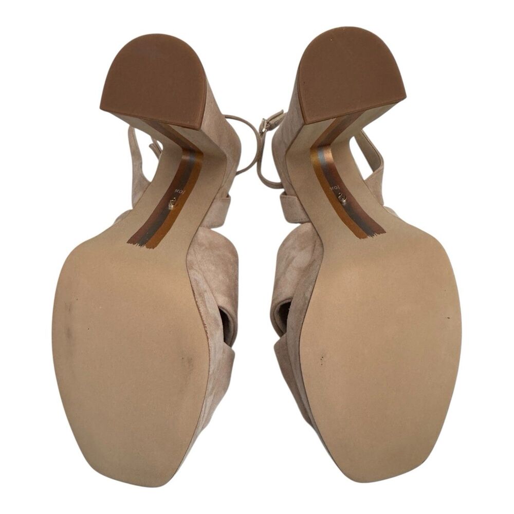 Sam Edelman Women's 10.5M Kristen Platform Heel Cappuccino Suede $180 - Picture 11 of 14